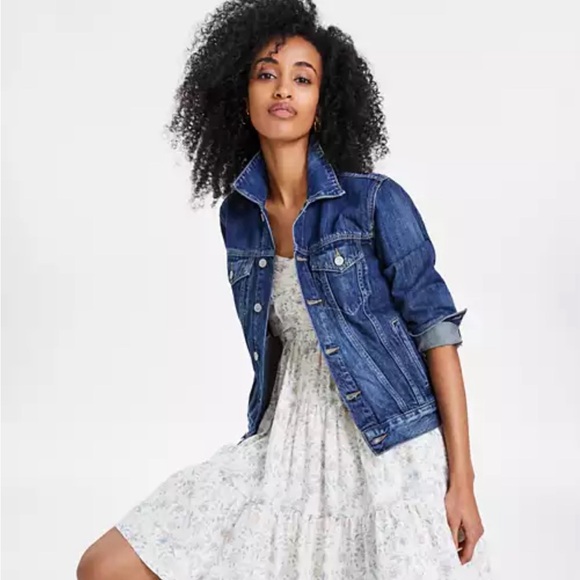 Lucky Brand Tomboy Trucker Denim Jacket - Picture 6 of 7